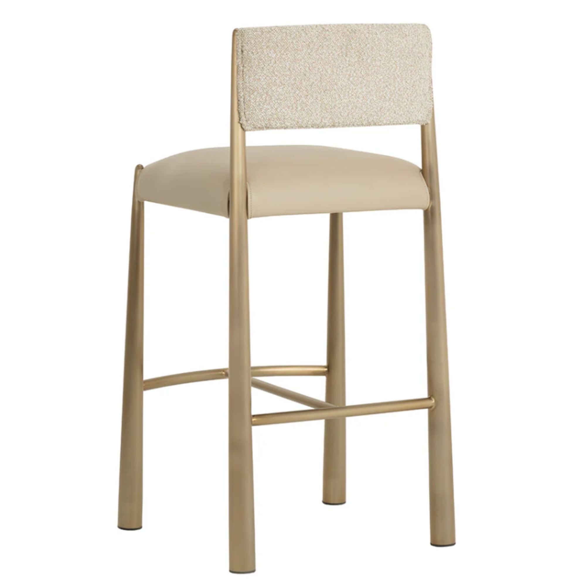 Bayard Barstool - Antique Brass